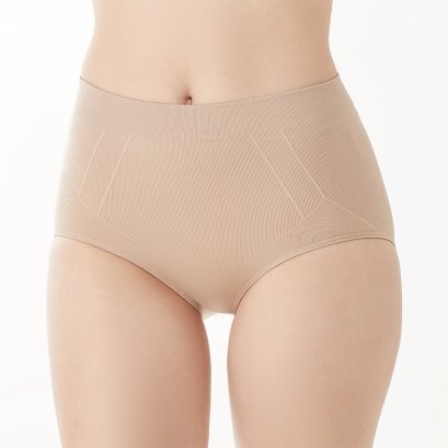 Seamless กางเกงในยกสะโพก - เก็บหน้าท้อง รหัส TSUHIP สีเนื้อ