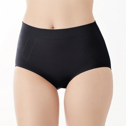 Seamless กางเกงในยกสะโพก - เก็บหน้าท้อง รหัส TSUHIP สีดำ