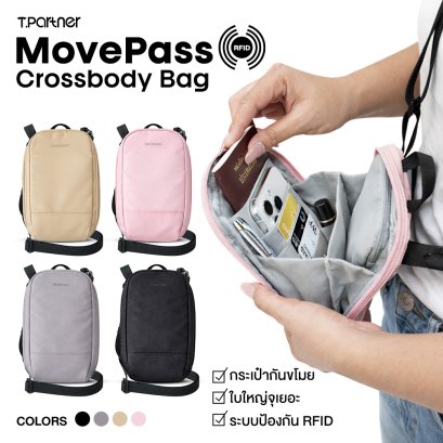 RFID MovePass  Crossbody Bag