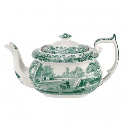 Spode Green Italian Teapot