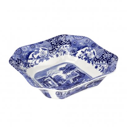 Spode Blue Italian Square Salad Bowl