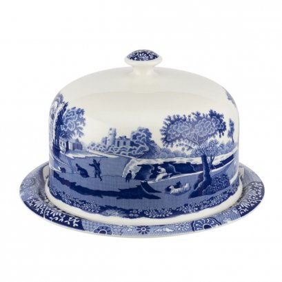 Spode Blue Italian 250th Collection Serving Platter with Dome
