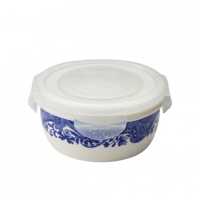 Spode Blue Italian Round Sealable Storage Container - Medium