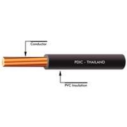 สายไฟแข็ง ทองแดงตีเกลียว THW 1x400 ตร.มม. เฟ้ลปส์ ดอด์จ