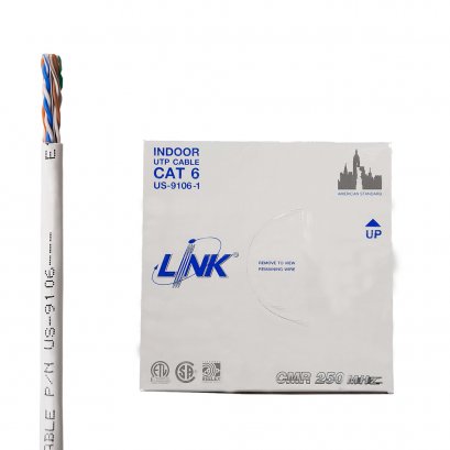 สายแลน CAT6 US-9106 UTP CMR 305 เมตร