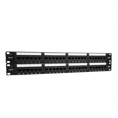 CAT6 PATCH PANEL 48 PORT(2U)w/MAGEMENT LINK