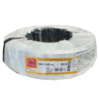 สายไฟอลูมิเนียม THW-A 95 sq.mm. UNITED