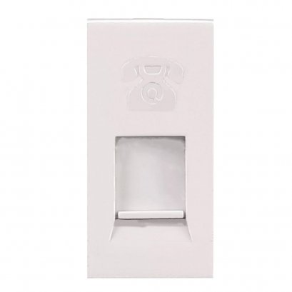 เต้ารับโทรศัพท์ 6 สาย RJ12 Cat3 สีขาว SIEMENS