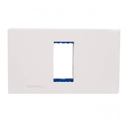 หน้ากากฝา 1 ช่อง 120มม สีขาว SIEMENS