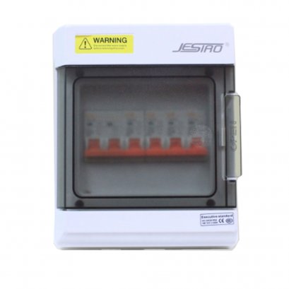 กล่องกันน้ำ 6ทาง สีเทา  CCS