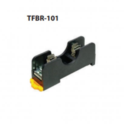 ฐานฟิวส์แก้ว 1 ช่อง รุ่นเกาะราง TFBR-101 TEND