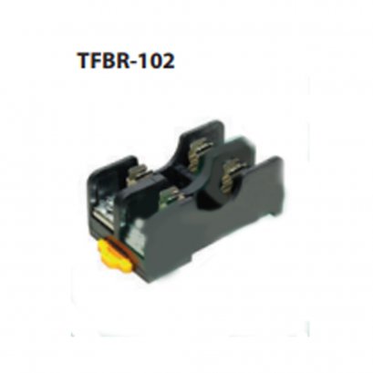 ฐานฟิวส์แก้ว 2 ช่อง รุ่นเกาะราง TFBR-102 TEND