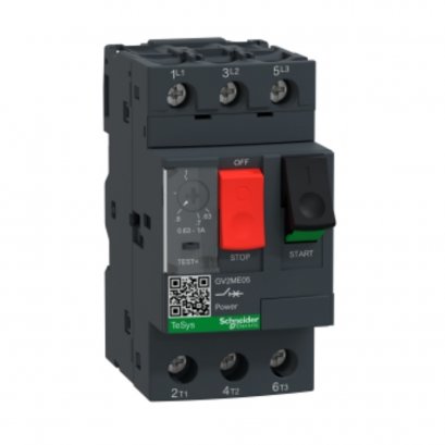 มอเตอร์เบรกเกอร์  (2.5-4A) 1.5kW SCHNEIDER