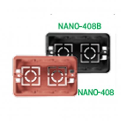 บ๊อกซ์ฝังพลาสติก 2x4 นิ้ว สีส้ม NANO