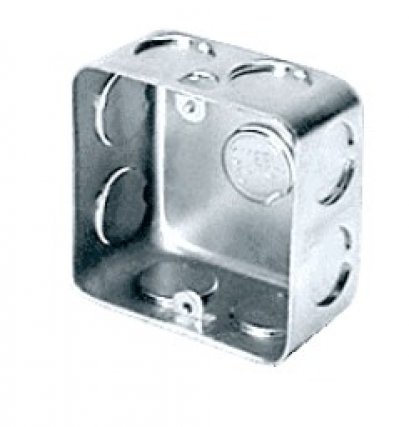 เอ็มเคบ็อกซ์ 3x3 นิ้ว เซอร์รู 1/2 นิ้ว ล้วน STEEL CITY