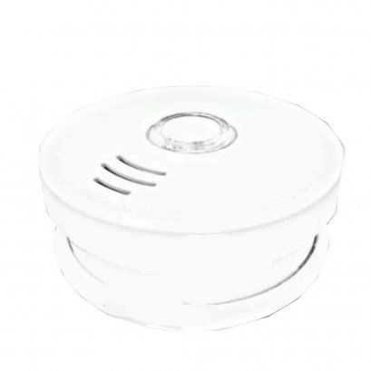 เครื่องตรวจจับควัน Photoelectric Smoke Detector With Battery 9V สโมคใส่ถ่าน UL SITERWELL