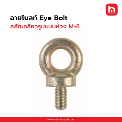 สลักเกลียวรูปแบบห่วง Eye bolt M-8