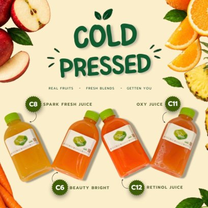 Cold Pressed  น้ำผลไม้สกัดเย็น