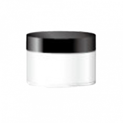 01010 : กระปุกสครับ ใส ฝาดำ 100 ml.