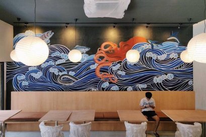 "Hatsu Se" Wall Painting