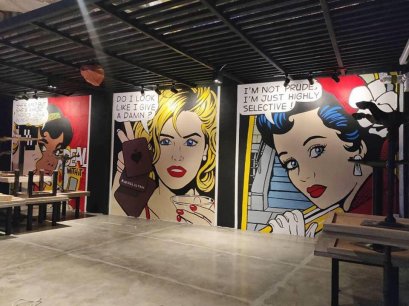 "เริงลลิลบาร์" Wall Painting