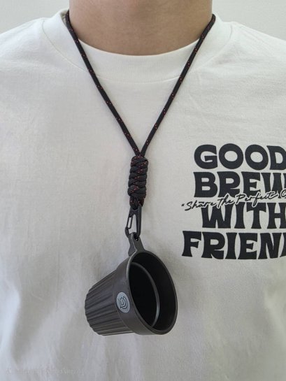 แก้วชิมกาแฟพร้อมสายคล้องคอ Coffee Ground Cup