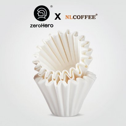 zeroHero Cake Filter | กระดาษกรองกาแฟทรงเวฟ