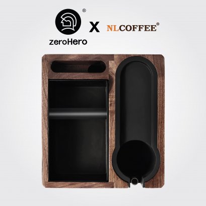zeroHero | ถังเคาะกากกาแฟพร้อมที่วางแทมเปอร์สี