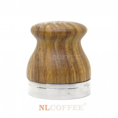 แทมเปอร์สแตนเลส ด้ามไม้ 58 mm. Tamper : W2
