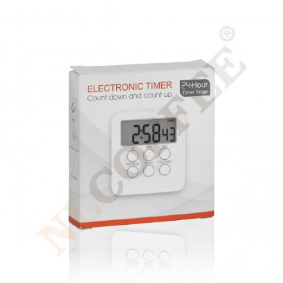 นาฬิกาจับเวลาสีขาว