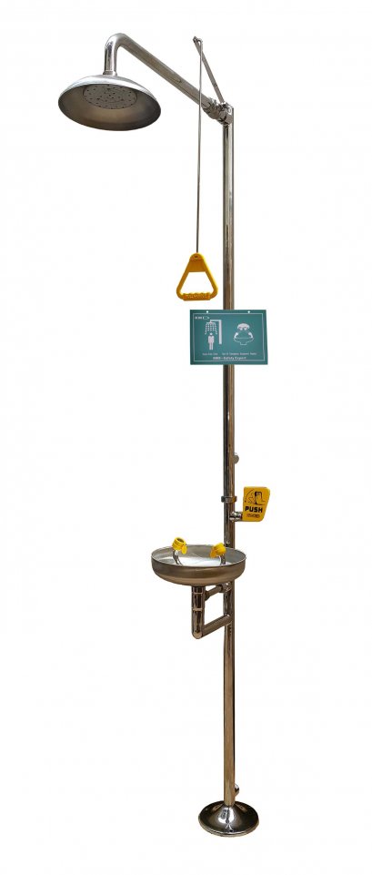 ฝักบัวและอ่างล้างตาฉุกเฉิน SPY 8530A CSS 