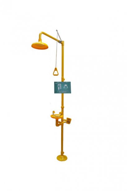 ฝักบัวและอ่างล้างตาฉุกเฉิน SPY 8570A ABS