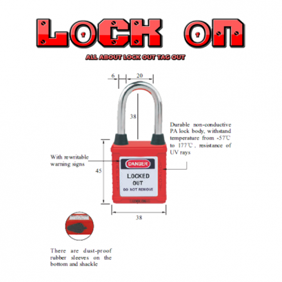 Dust-Proof Safety Padlock