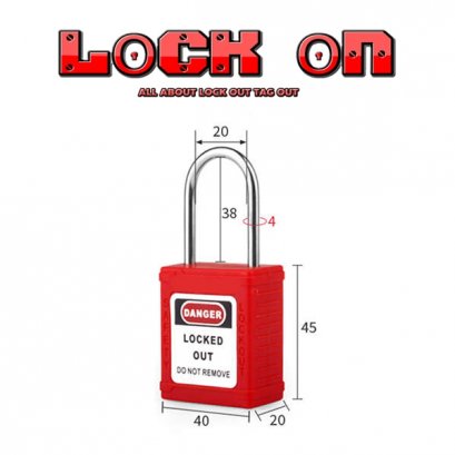 Safety Padlock 4mm