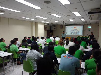 บริษัท กรุงเทพเซฟตี้แอนด์สลิง จำกัด ได้เข้าอบรมการใช้อุปกรณ์ Loclout Tagout บริษัท ลัคกี้ ยูเนี่ยน ฟู้ดส์ จำกัด