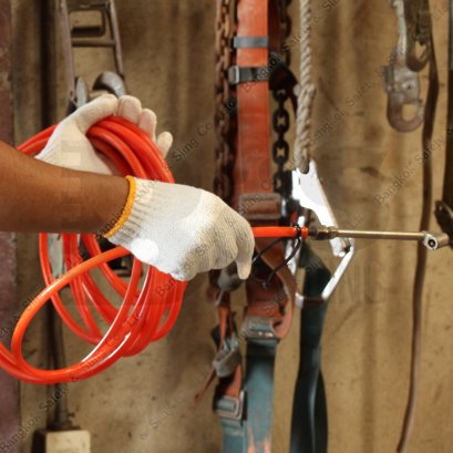 ถุงมือผ้าทอ