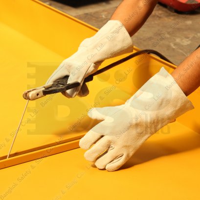 ถุงมือหนังท้องบุกันความร้อน