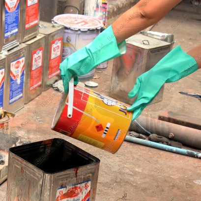 ถุงมือไนไตร ChemGard 18Mil 