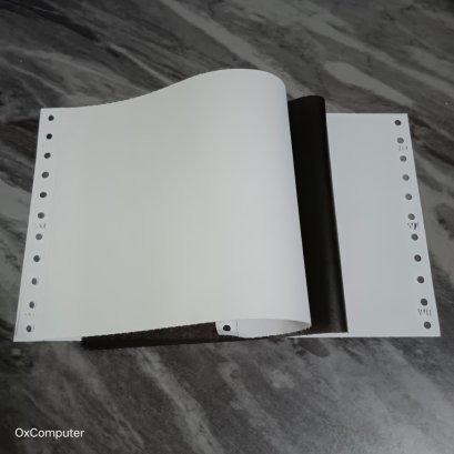 กระดาษต่อเนื่อง 9 x 5.5&quot; 2ชั้น ชนิด คาร์บอน (1 ลัง/2,000 ชุด)