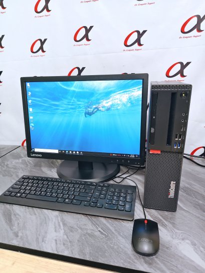 PC ThinkCentre M720s CPU i5-G8400/ 2.8 GHz/HDD1000GB/RAM4GB DDR4+จอLenovo 20นิ้ว