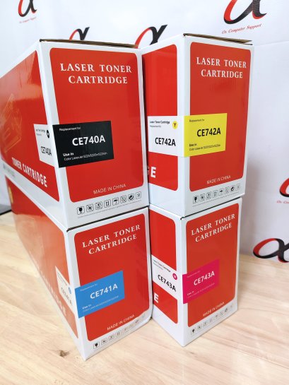 ตลับหมึกปริ้น CE740A CE740 CE741A CE742A CE743A HP 307A 740 740A CE-740A CE-740-A หมึกพิมพ์เลเซอร์ รองรับเครื่องพิมพ์ HP Color LaserJet Professional CP5225dn / HP Color LaserJet Professional CP5225n