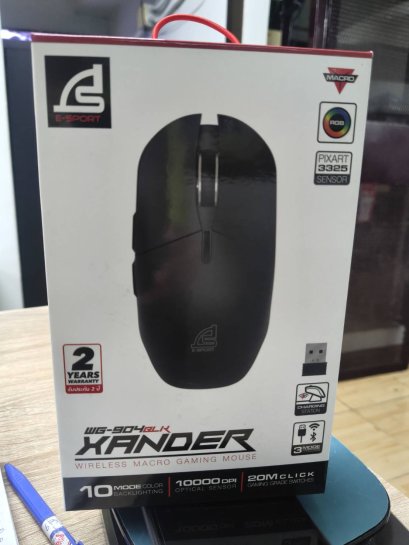 SIGNO E-Sport Wireless Macro Gaming Mouse XANDER รุ่น WG-904 เมาส์ เกมมิ่ง ใช้งาน 3โหมด