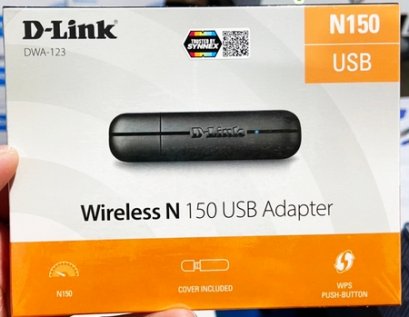 Wireless USB Adapter D-LINK (DWA-123) N150 ใช้งานได้กับอุปกรณ์ที่ผ่านการรับรอง Wi-Fi ให้ประสิทธิภาพการทำงานที่มั่นคง