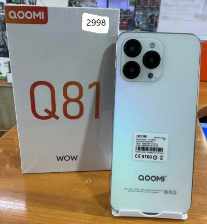 QOOMI WOW Q81 Ram 4GB / Rom 128GB จอ 6.52 แบตเตอรี่ 4000mAH ประกัน ศุนย์ไทย 1ปี