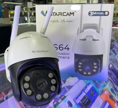 Vstarcam CS64 ใหม่2022 กล้องวงจรปิดไร้สาย Outdoor ความละเอียด 3MP(1296P)