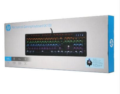 KEYBOARD HP GAMING GK100 - BLUE-SWITCH Mechanical Gaming Keyboard HP