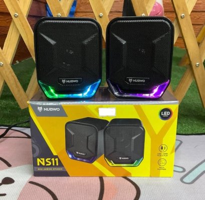NUBWO NS-11 ลำโพงคอมพิวเตอร์ ยูเอสบี USB Mini Gaming Speaker สินค้ามี ประกัน