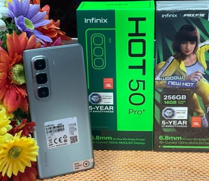 Infinix Hot 50 Pro+ Ram8GB/Rom256GB จอ 120Hz ขนาด 6.78 HelioG100 กล้อง50MP กันน้ำ IP54 แบต 5000mAh เครื่องแท้ ประกันศูนย์ไทย 1ปี