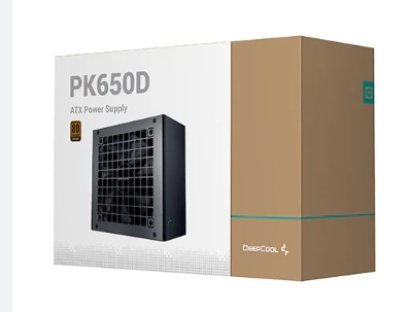 POWER SUPPLY (อุปกรณ์จ่ายไฟ) DEEPCOOL PK650D - 650W 80 PLUS BRONZE BLACK