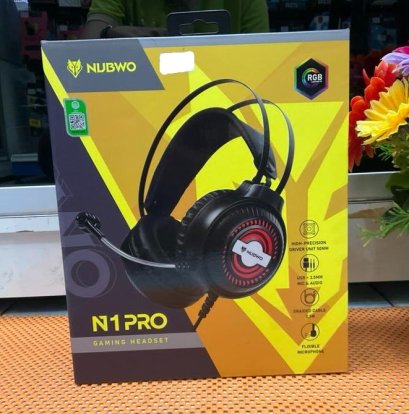 NUBWO รุ่น N1 Pro Stereo Headset Gaming หูงฟังเกมมิ่งมีสาย เชื่อมต่อผ่านสาย USB และแจ๊ค 3.5 มม